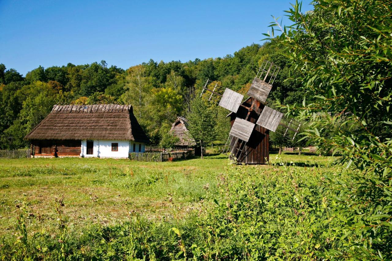 Domek Skowronek Z Basenem Lesko Exteriér fotografie