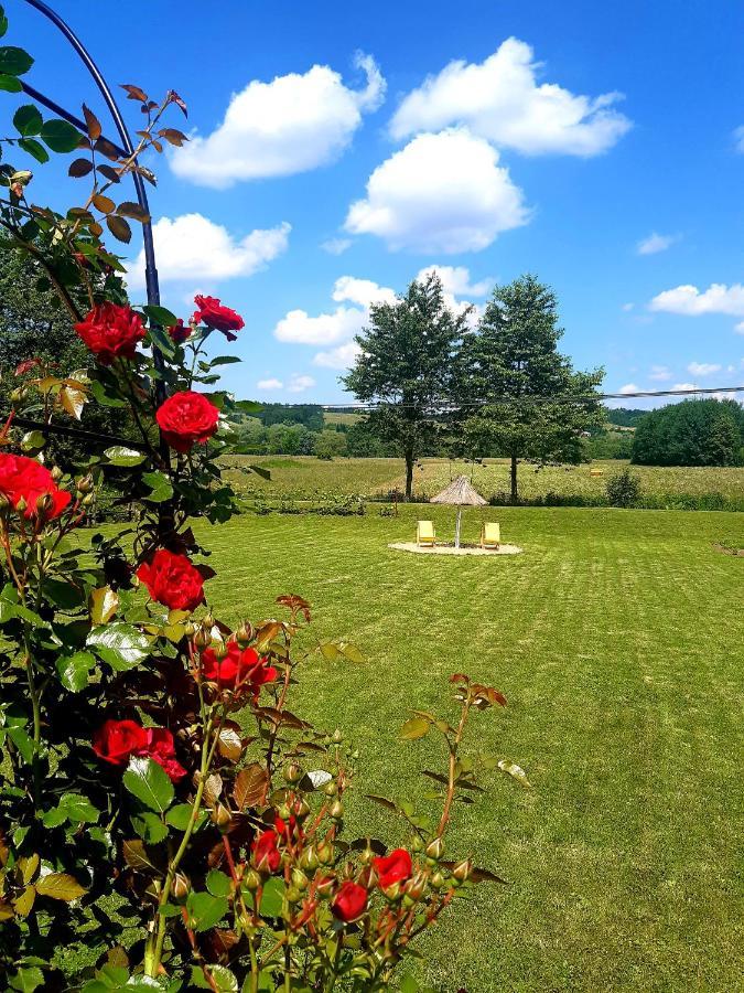 Domek Skowronek Z Basenem Lesko Exteriér fotografie